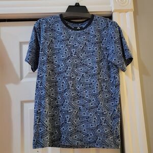 Converse Youth All Star License Plate AOP T-Shirt Size 13-15 Yrs XL